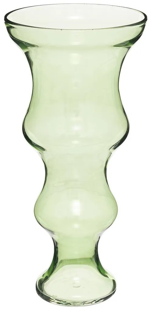 Sklenená váza Matali Green 25,5x25,5x35 cm