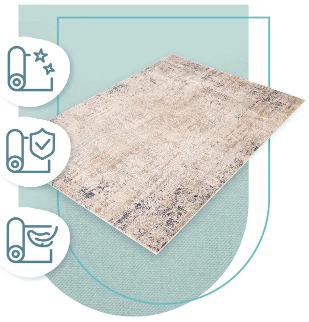 Koberec Pula Z285B svetlosivý / béžový