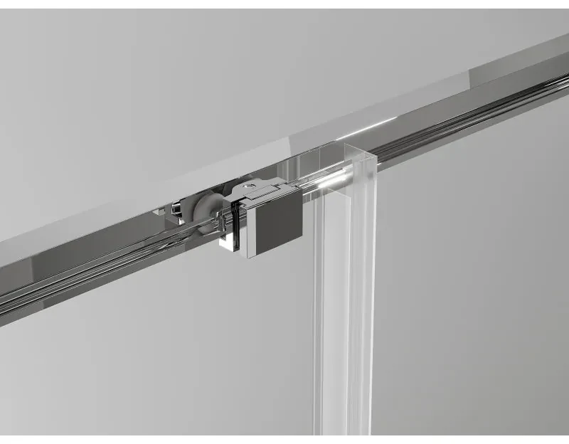 Mexen Exo, posuvné dvere do otvoru 90x200 cm, 6mm číre sklo, chrómový profil, 8151-090-000-01-00