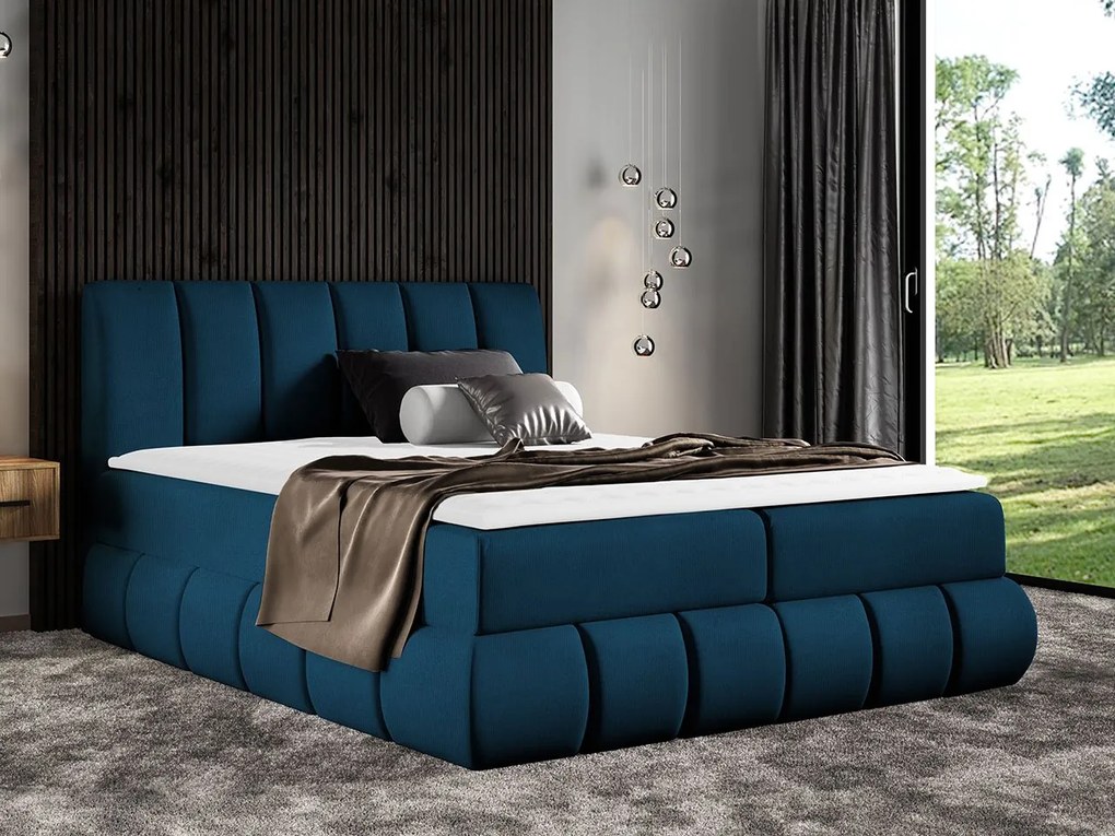 Kontinentálna posteľ Gilo, Rozmer postele: 180x200, Dostupné poťahy: Kronos 22