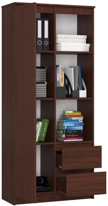 Regál R11 R80 1D 2SZ CLP wenge