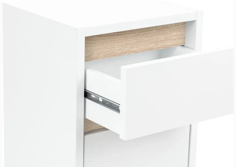 Livarno home Kúpeľňová skrinka Oslo s dvierkami a zásuvkou, biela (100351815)