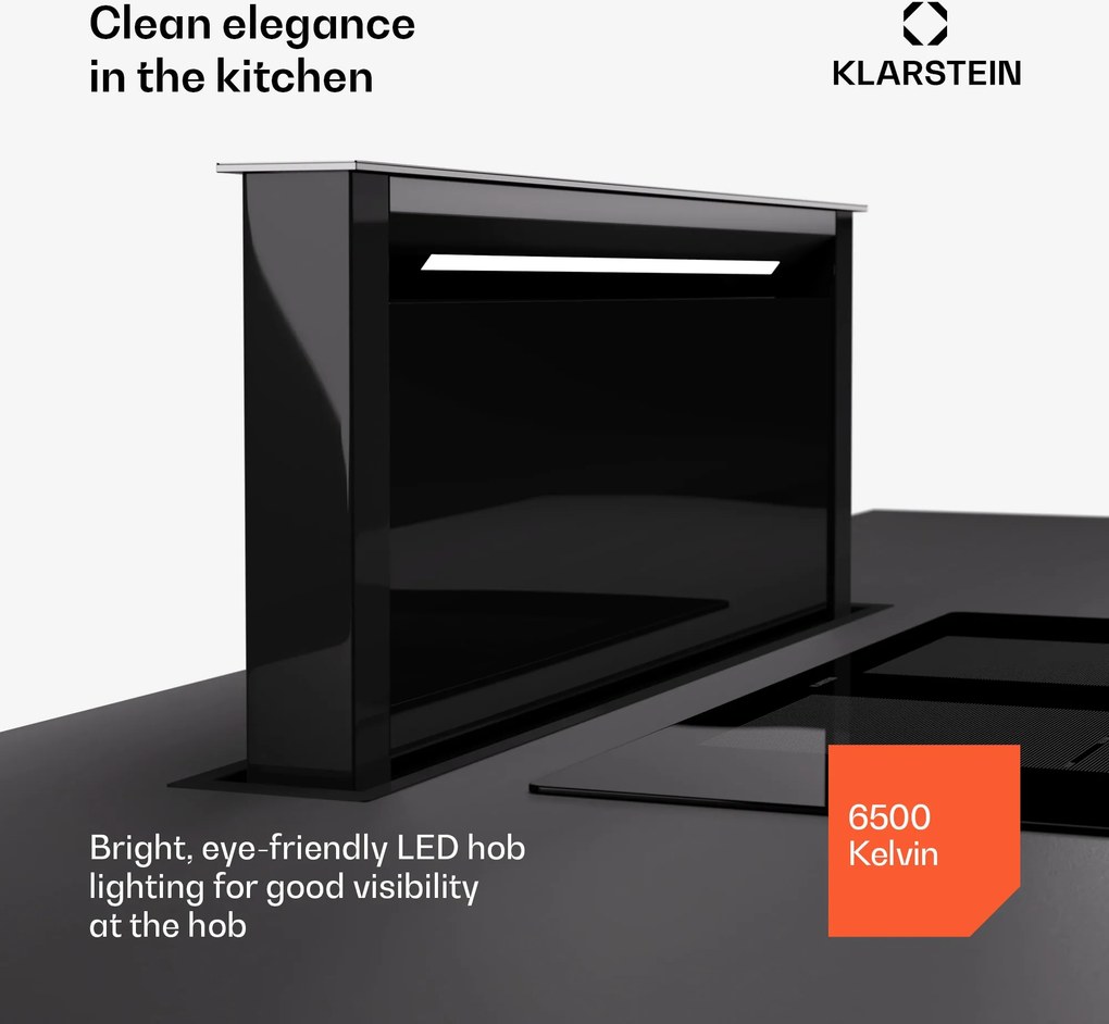 Klarstein Royal Flush Eco 75 digestor 75 cm 714 m³/h EEK A++