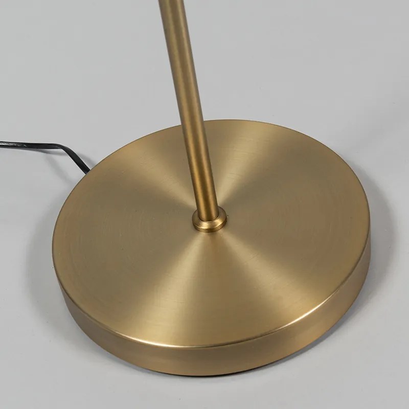 Moderná bronzová stojacia lampa vrátane LED - Eva