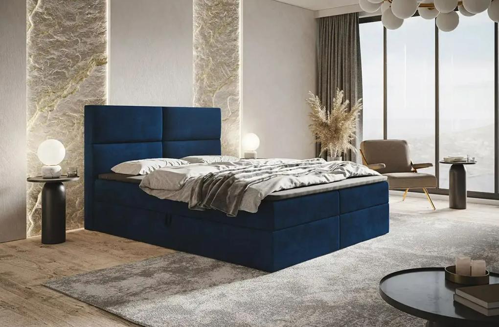 Kontinentálna manželská posteľ NILSA 160 x 200 cm