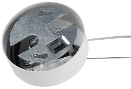 Ideal Lux - Závesný luster na lankách MAPA 1xE27/42W/230V pr. 50 cm biela