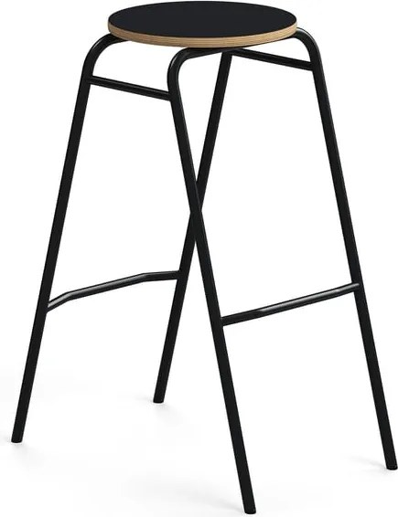 Barová stolička ALTUS, výška 790 mm, antracit