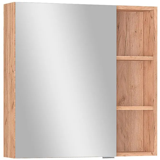 Madera Zrkadlová skrinka, 65 × 65 × 16.1 cm