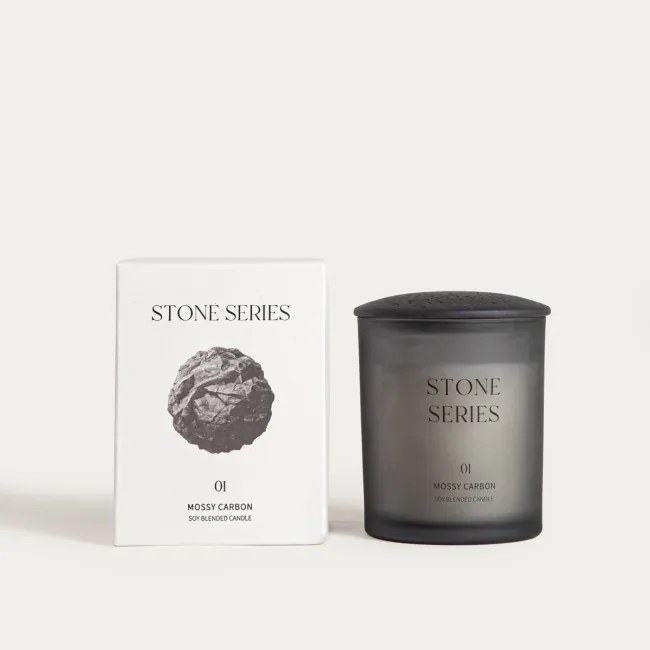 Sviečka STONE Mossy Carbon 787034