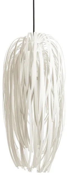 RENDL R13315 ZALA závesné svietidlo, dekoratívne biele PVC/čierna