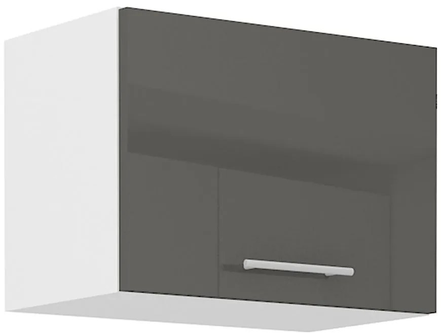 Kuchynská skrinka Lara 50gu-36 1f Mdf sedá lesk
