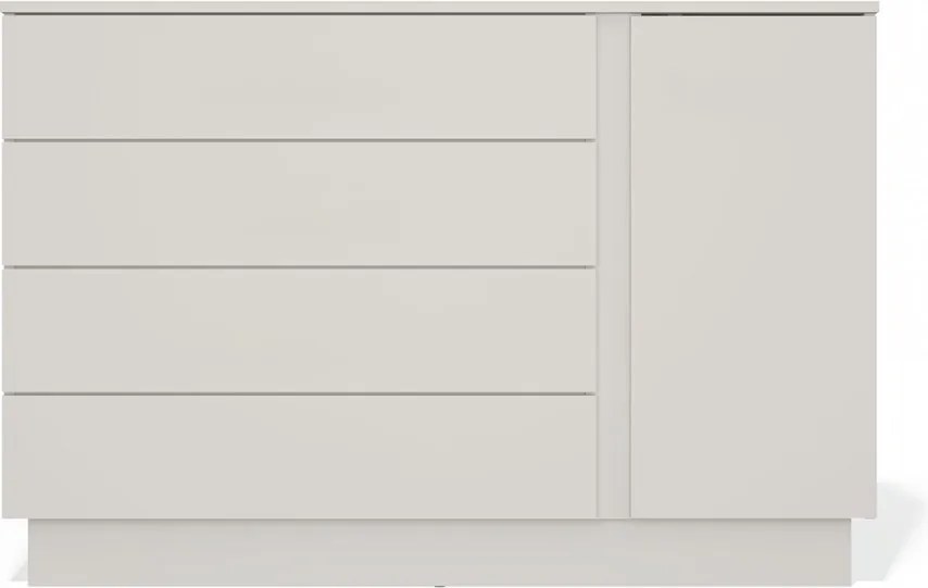 Komoda Amber 125 cm kašmírová