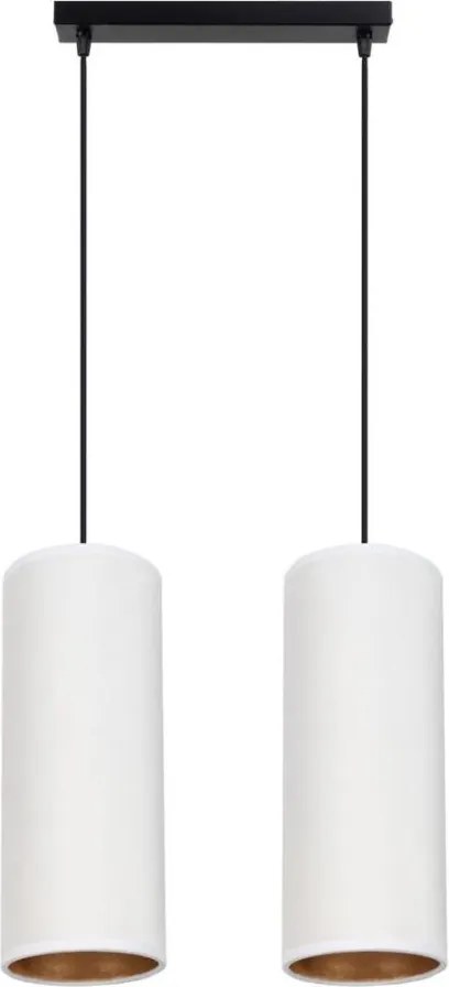 Luster na lanku AVALO 2xE27/60W/230V biela/medená