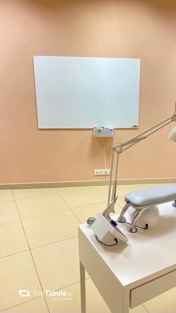 Toptabule.sk  Sklenená magnetická tabuľa biela ULTRAWHITE 120x90 cm