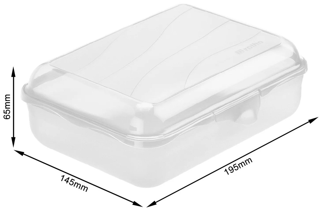 Rotho Svačinový box, do školy i na cesty, FUNBOX, 1,25l