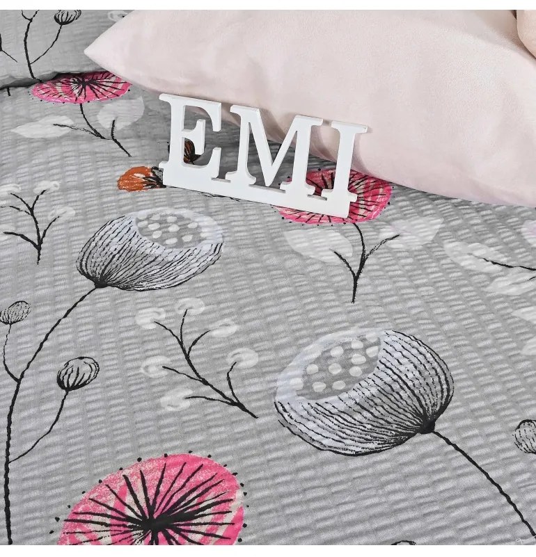 Obliečky krepové Kayla EMI, Štandardný set jednolôžko obsahuje 1x 140x200 + 1x 70x90