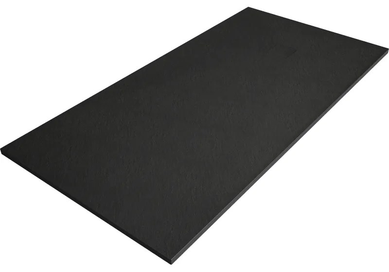 Mexen Bert, SMC obdĺžniková sprchová vanička 150 x 90 cm, čierna, 4K709015