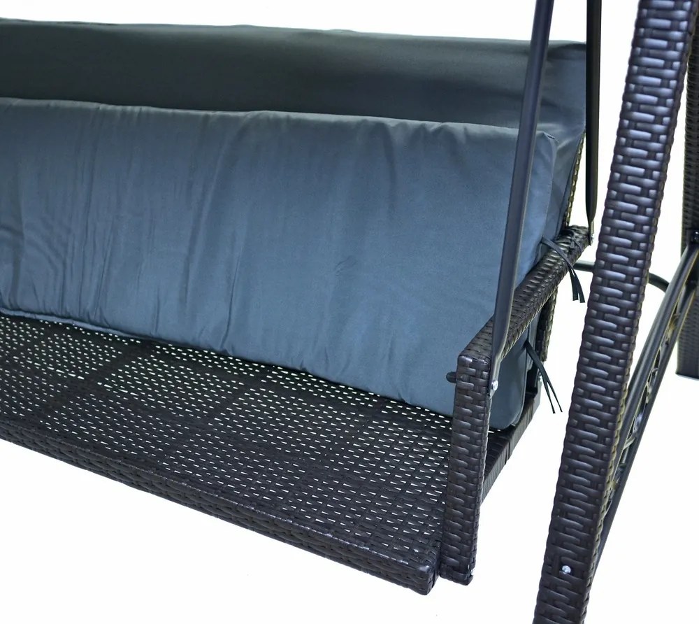 Rojaplast RATTAN záhradná hojdačka