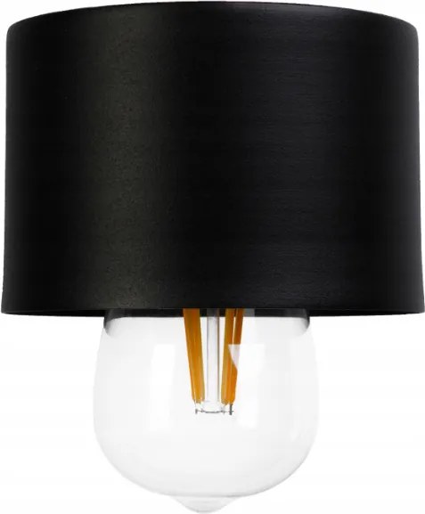 BERGE Závesné svietidlo DRON 4xE27 ČIERNY HRNČEK