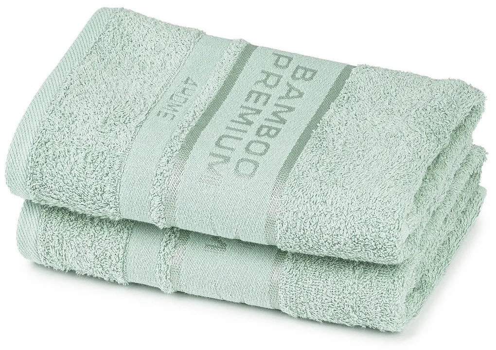 4Home Bamboo Premium uterák mentolová, 50 x 100 cm, sada 2 ks