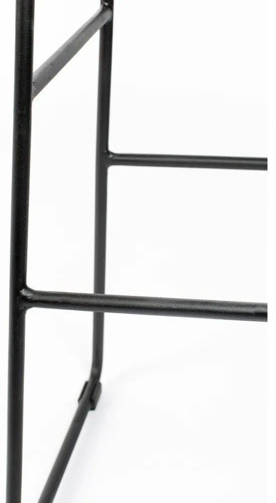 Čierna barová stolička 2 ks (výška sedadla 62 cm) Tangle – White Label