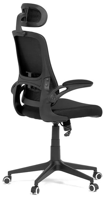 Autronic BONTEC Kancelárska stolička, hojdací mechanizmus, čierna sieťovina, KA-Q842 BK Farba: Čierna