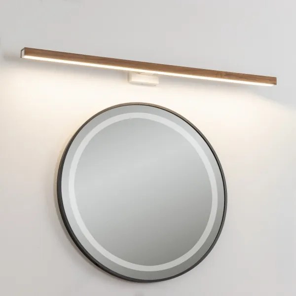 Brilagi-LED Kúpeľňové osvetlenie zrkadla WOODY MIRROR LED/15W/230V IP44 dub/biela