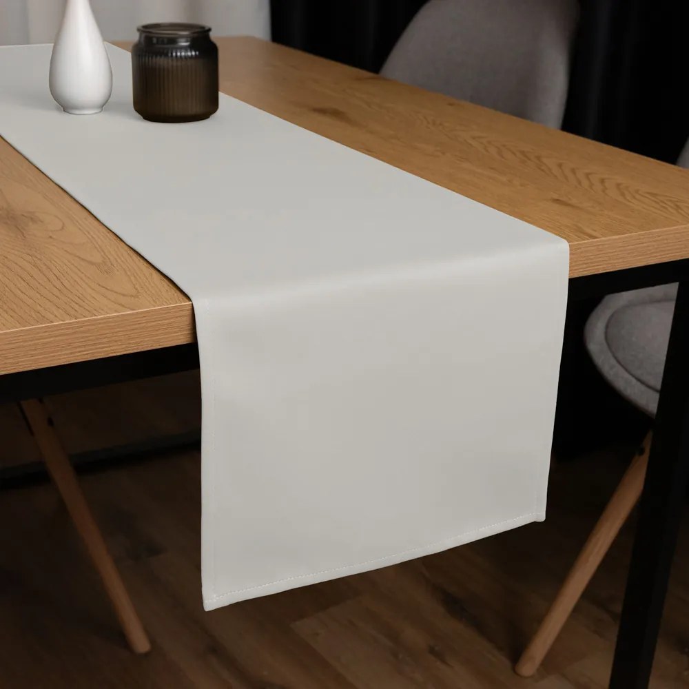 Biante Dekoračný behúň na stôl BKU-101 Svetlo sivý 35x140 cm