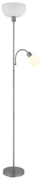 Globo 59947 - Stojacia lampa HINTON 1xE27/40W/230V + 1xE14/25W