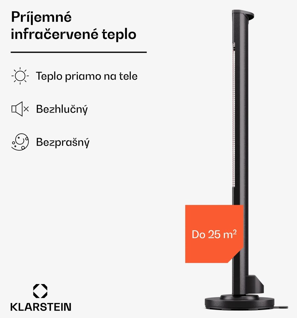 Blumfeldt Heat Guru Plus 3000, vonkajší i vnútorný sálavý ohrievač, 3000W, 3 úrovne ohrevu, diaľkové ovládanie