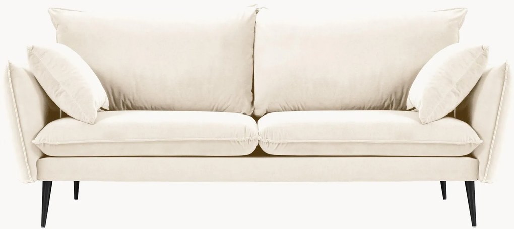 Pohovka v zamatovom vzhľade Elio (3-miestna), Š 228 cm