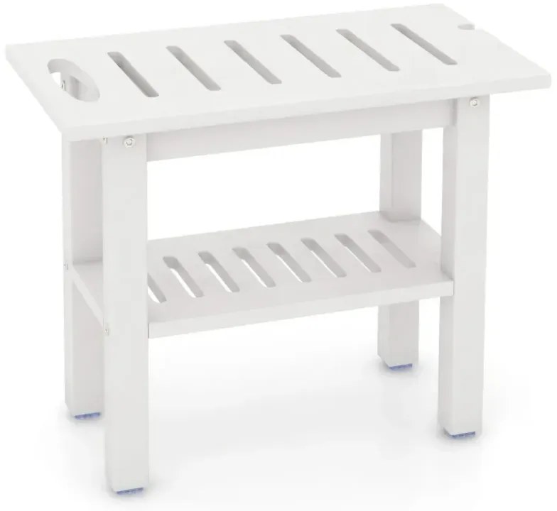 Sprchová lavica Kúpeľňa Kúpeľňová stolička Sprchová stolička s nosnosťou do 150 kg Biela