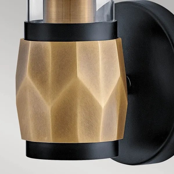 Hinkley HK-ELLISON1-BK-HB -Kúpeľňové svietidlo ELLISON 1xE27/40W/230V IP44 zlatá