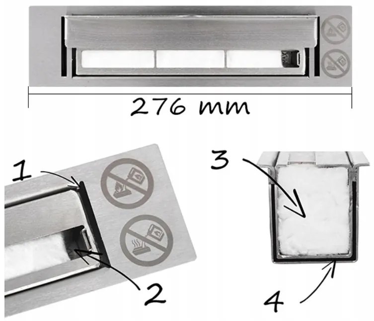Závesný biokrb na stenu EOS NEREZ SO SKLOM 65x40x12