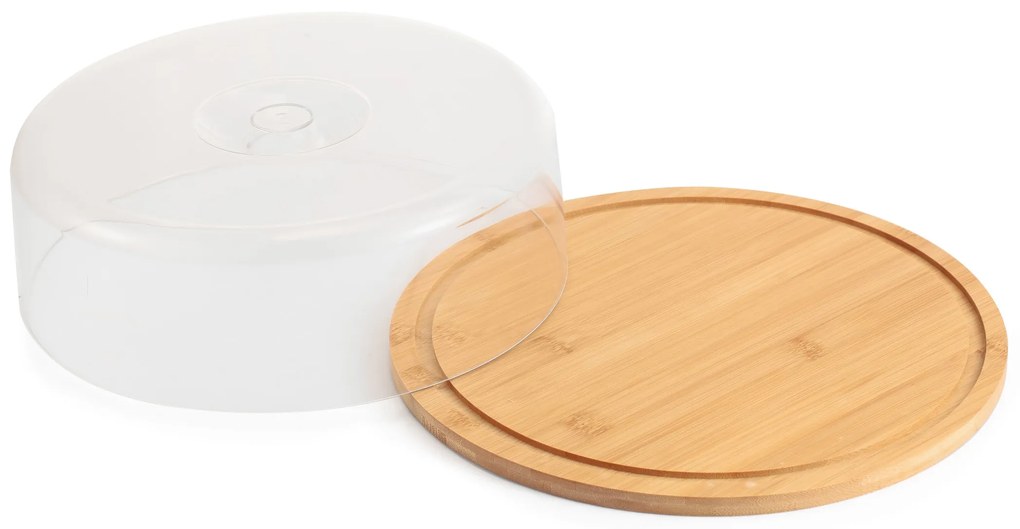 Bambusový podnos Modern Kitchen s víkem hnědý