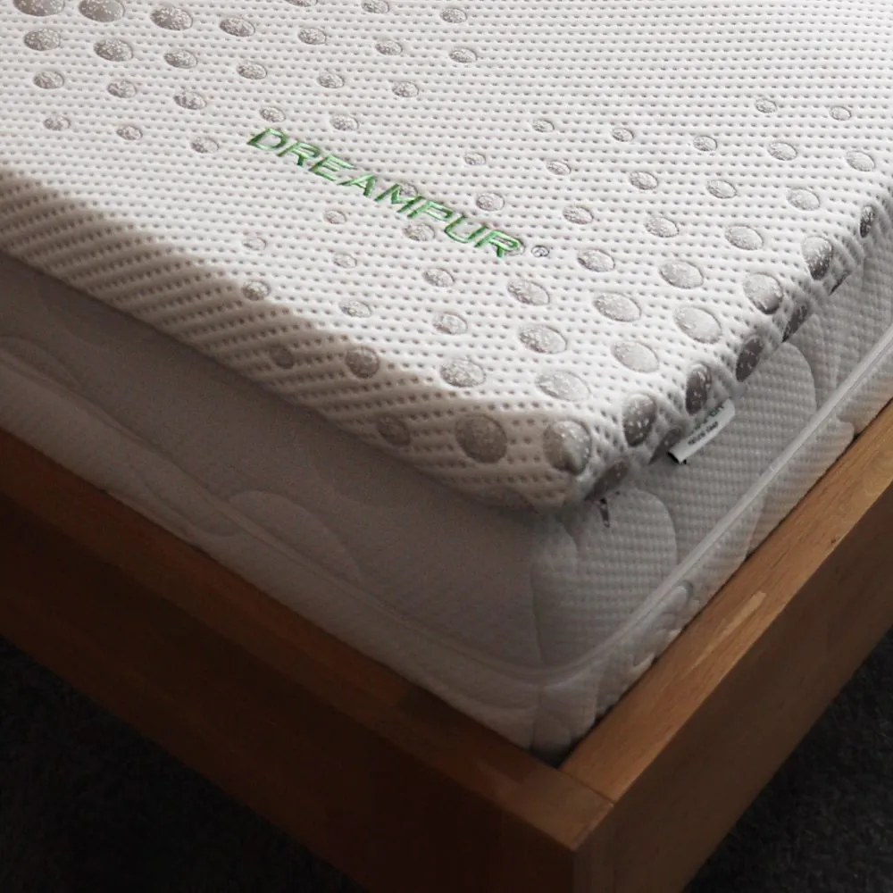 DREAMPUR Vrchný matrac z latexovej peny DREAMPUR® Grey Dots 5 cm - 85x195 cm