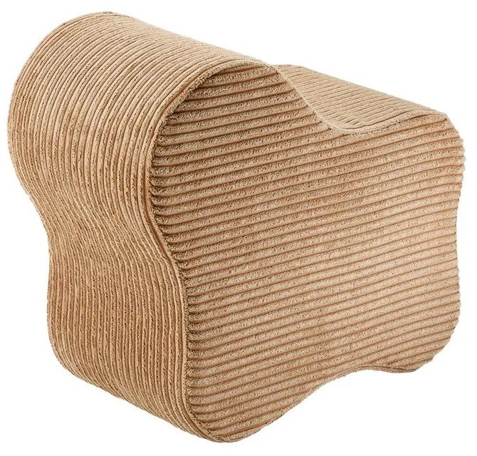 Hnedý menčestrový detský puf Cloud – Wigiwama