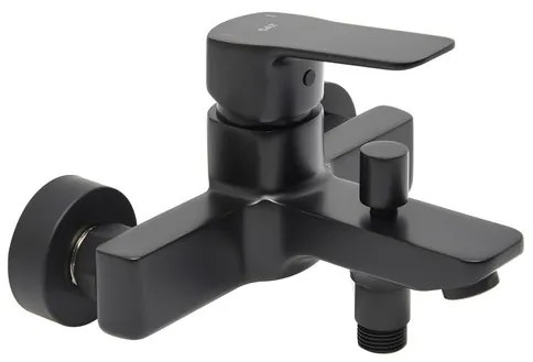 Vaňová batéria SAT Cube Way bez sprchového setu 150 mm čierna matná CU222C