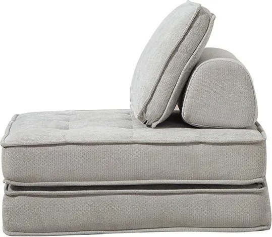 Rozkladacia multifunkčná sofa CALMERO - svetlo sivá