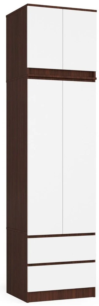 Nadstavba na skriňu Sashka II (wenge + biela). Akcia -12%. Vlastná spoľahlivá doprava až k Vám domov. 1070832