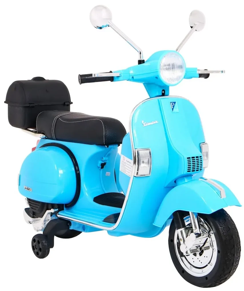 RAMIZ Elektrický skúter pre deti Vespa PA.PX150 - modrý