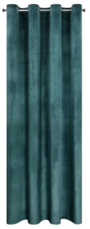 Dekorstudio Zamatový záves MELANIE 140x250cm tmavomodrý