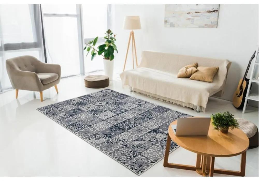Kusový koberec Patchwork šedý 160x220cm