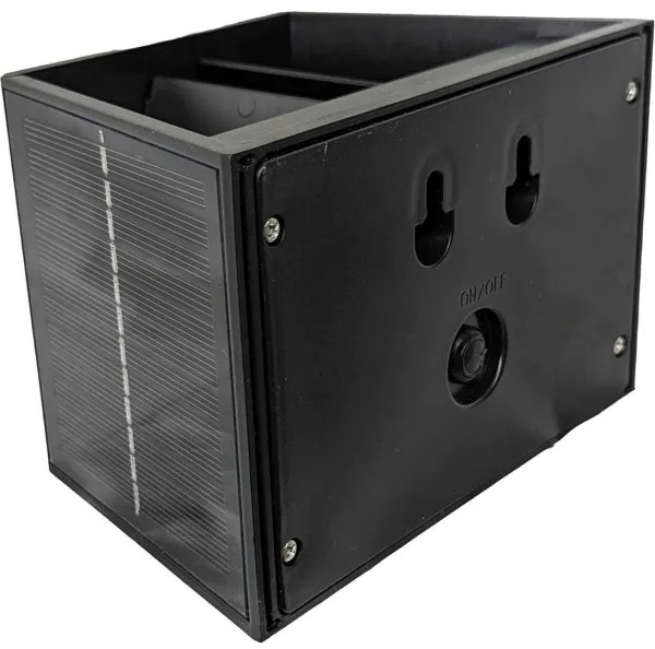 LED Solárne nástenné svietidlo CUBUS 2xLED/1,5W/3,7V 1500 mAh IP54