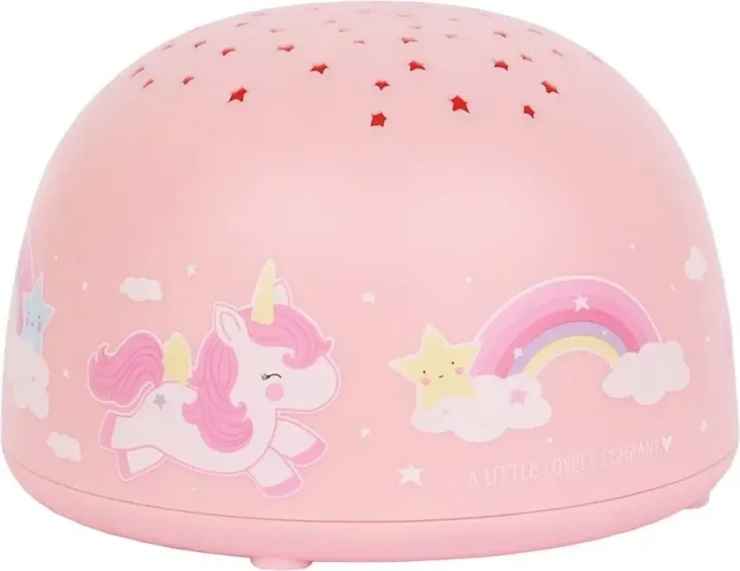 Svetelný projektor jednorožec