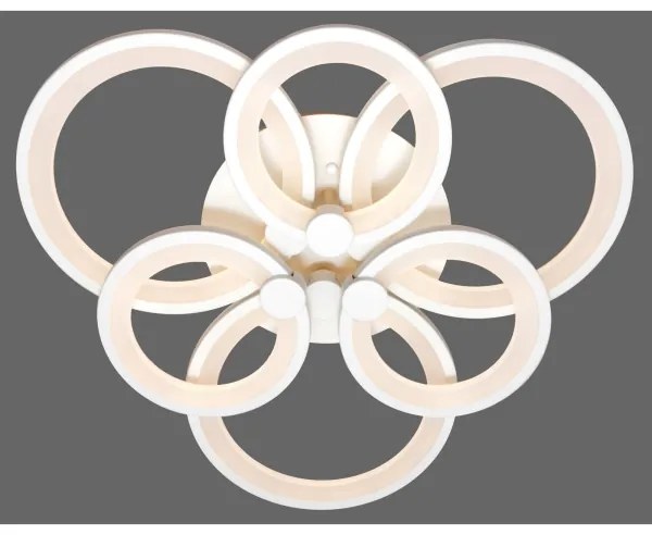 LED Prisadený luster SIENA LED/72W/230V biela + diaľkové ovládanie