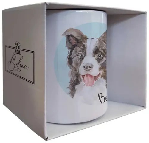 Bohemia Gifts Keramický hrnček - Border Collie, 350 ml