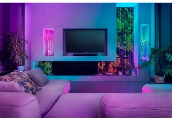 Twinkly TWKP100RGB-G - LED RGB Stmievateľná vianočná reťaz LED 8 m USB Wi-Fi