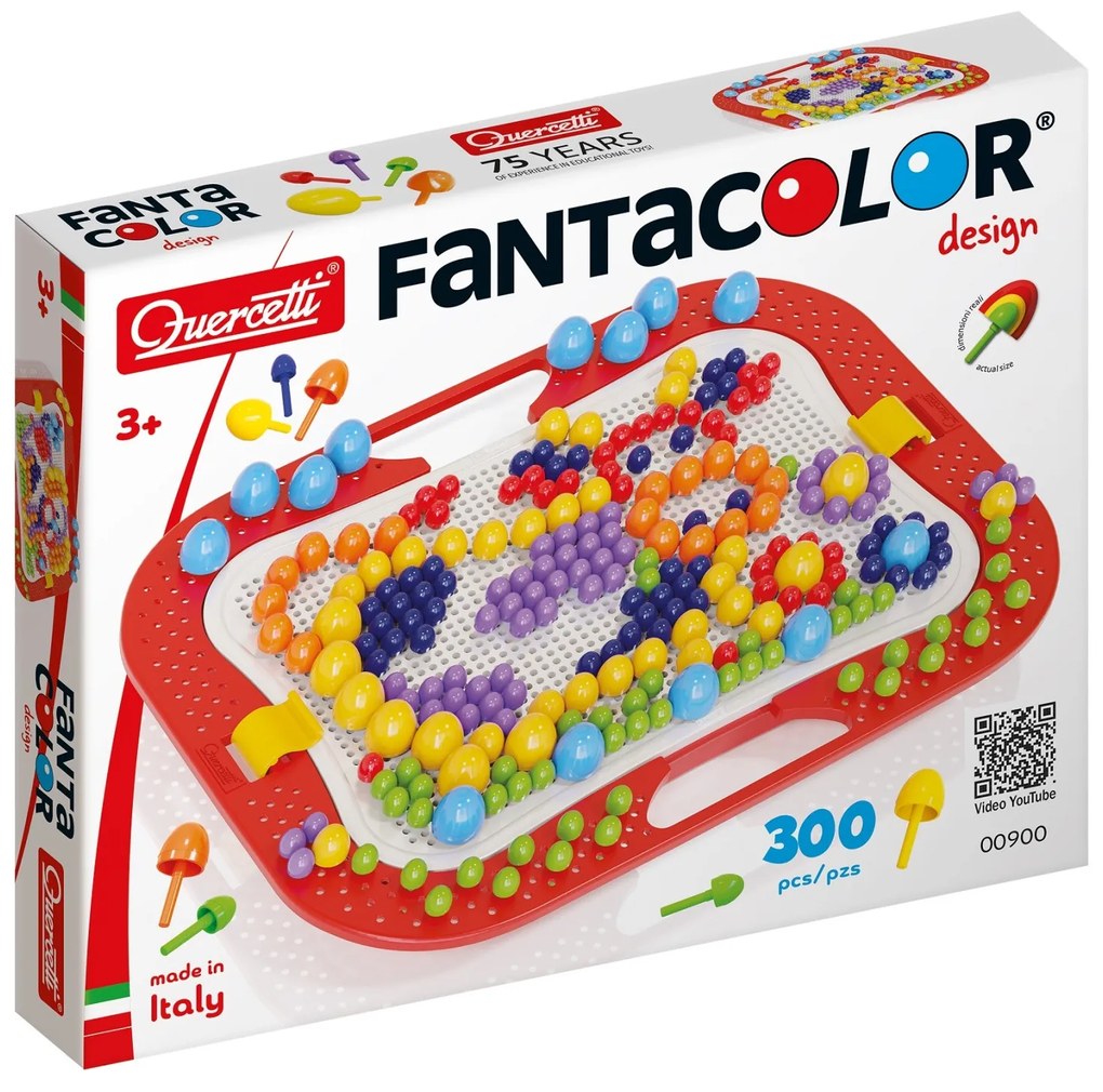Mozaika Fantacolor Design - 300 ks, mix 3 veľkostí hríbikov