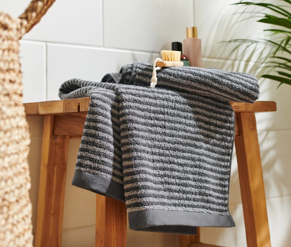 Kvalitné uteráky, 2 ks, antracitové